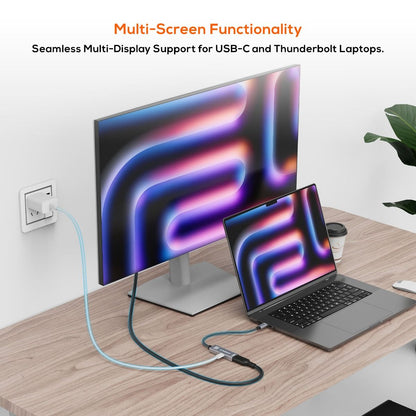 mbeat Tough Link USB-C to HDMI Adapter with 100W PD - Space Grey - Image 2
