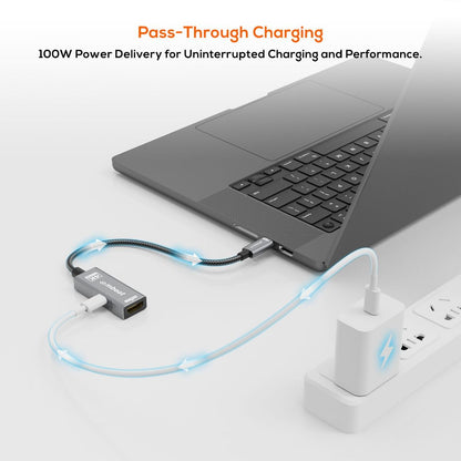 mbeat Tough Link USB-C to HDMI Adapter with 100W PD - Space Grey - Image 3