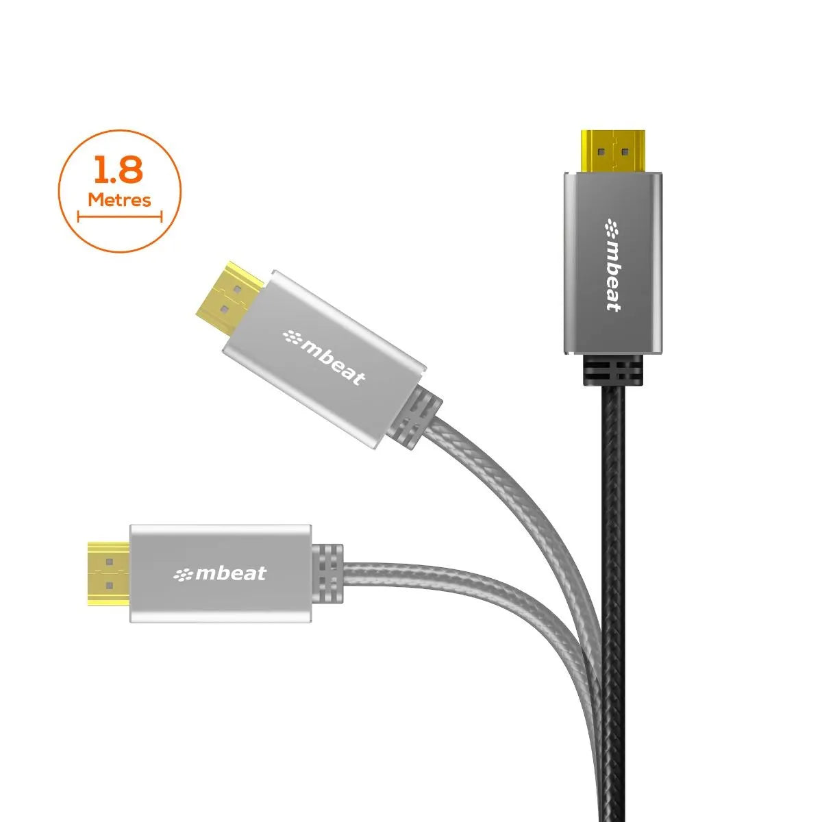mbeat Tough Link 1.8m HDMI to DVI Cable - Image 4