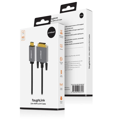 mbeat Tough Link 1.8m HDMI to DVI Cable - Image 5