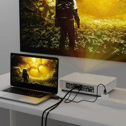 mbeat Tough Link 1.8m HDMI to VGA Cable with USB Power & 3.5mm Audio - Image 2