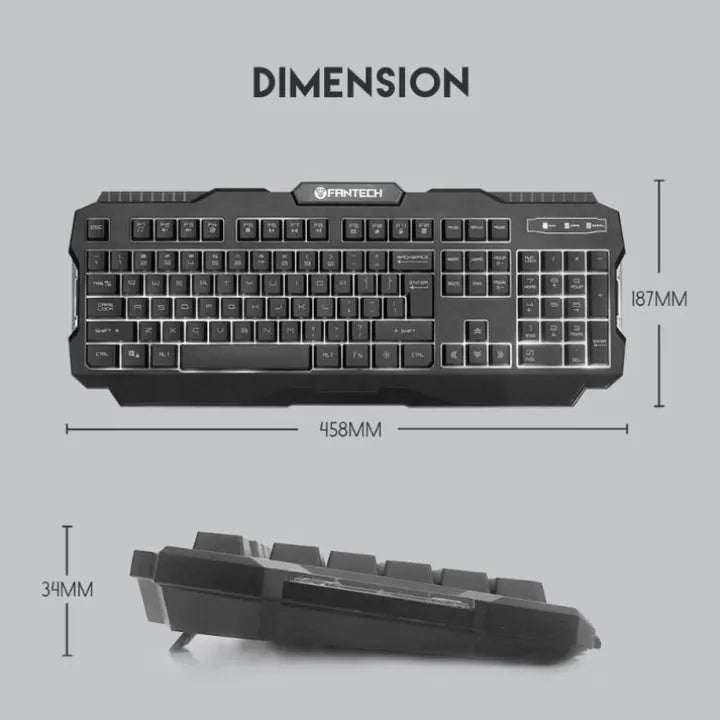 HUNTER PRO K511 Backlit Pro Gaming Keyboard - Image 3