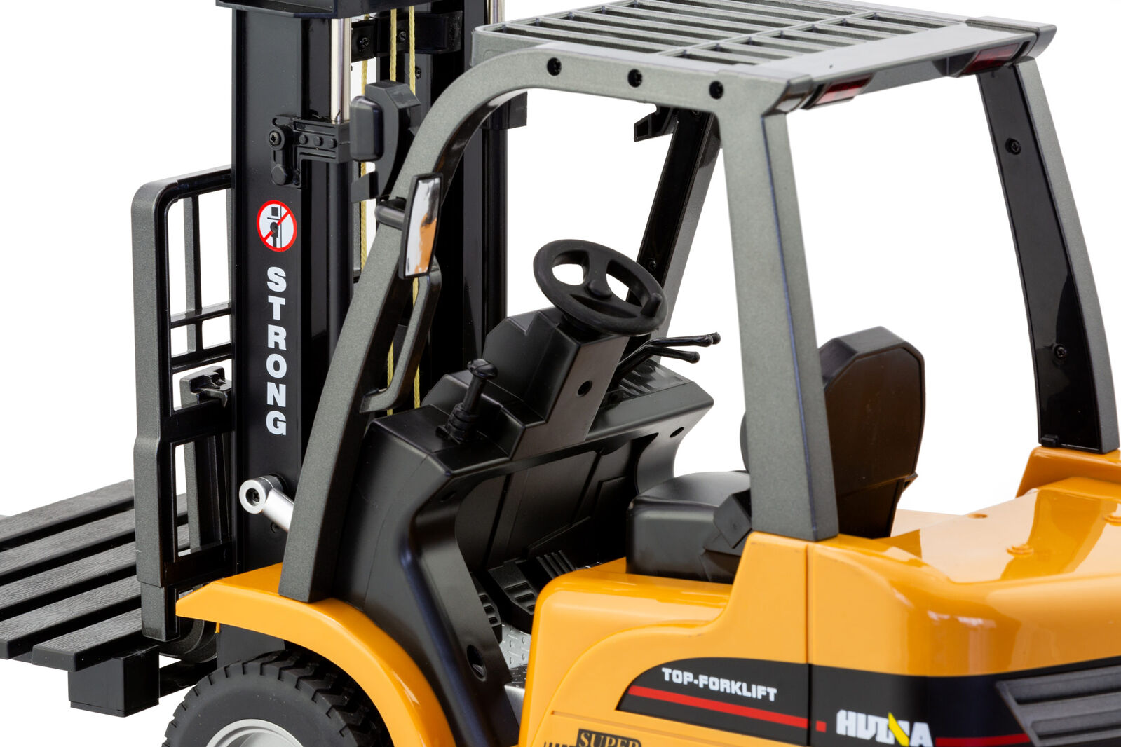 1:10 Scale 2.4G 8-Channel Metal Remote Control Forklift Construction Vehicle with Lifting Function & Sound - Image 5