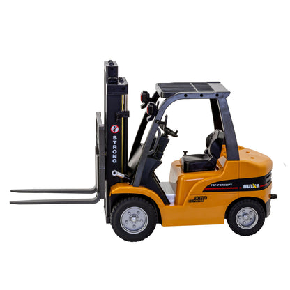 1:10 Scale 2.4G 8-Channel Metal Remote Control Forklift Construction Vehicle with Lifting Function & Sound - Image 7