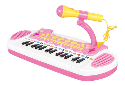 Children's Electronic Keyboard with Stand (Pink) Musical Instrument Toy - Image 4