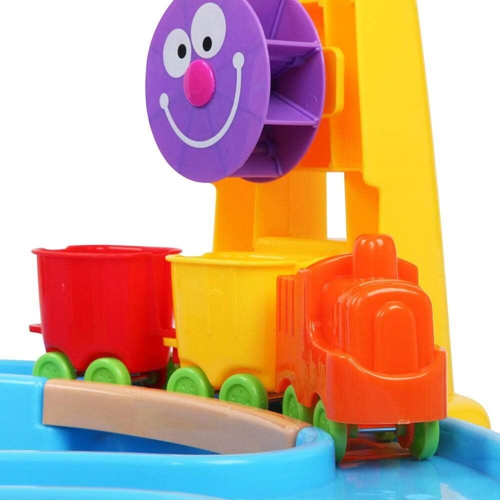Outdoor Sand and Water Table Toy with Umbrella (28 Pcs Accessories) - Image 5