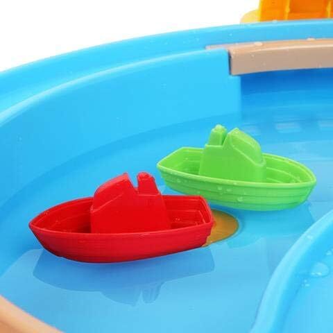 Outdoor Sand and Water Table Toy with Umbrella (28 Pcs Accessories) - Image 6