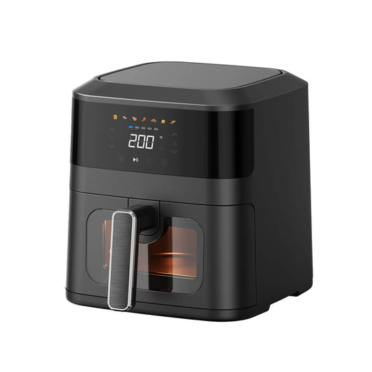 1400W 5L Non-Stick Digital Air Fryer with Clear Viewing Window - Image 2