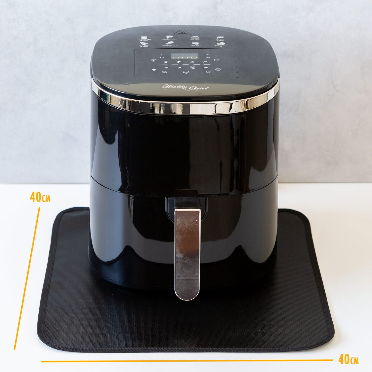 Non Slip Heat Resistant Air Fryer Benchtop Protector Mats, 2 Pack, 40cm x 40cm - Image 4