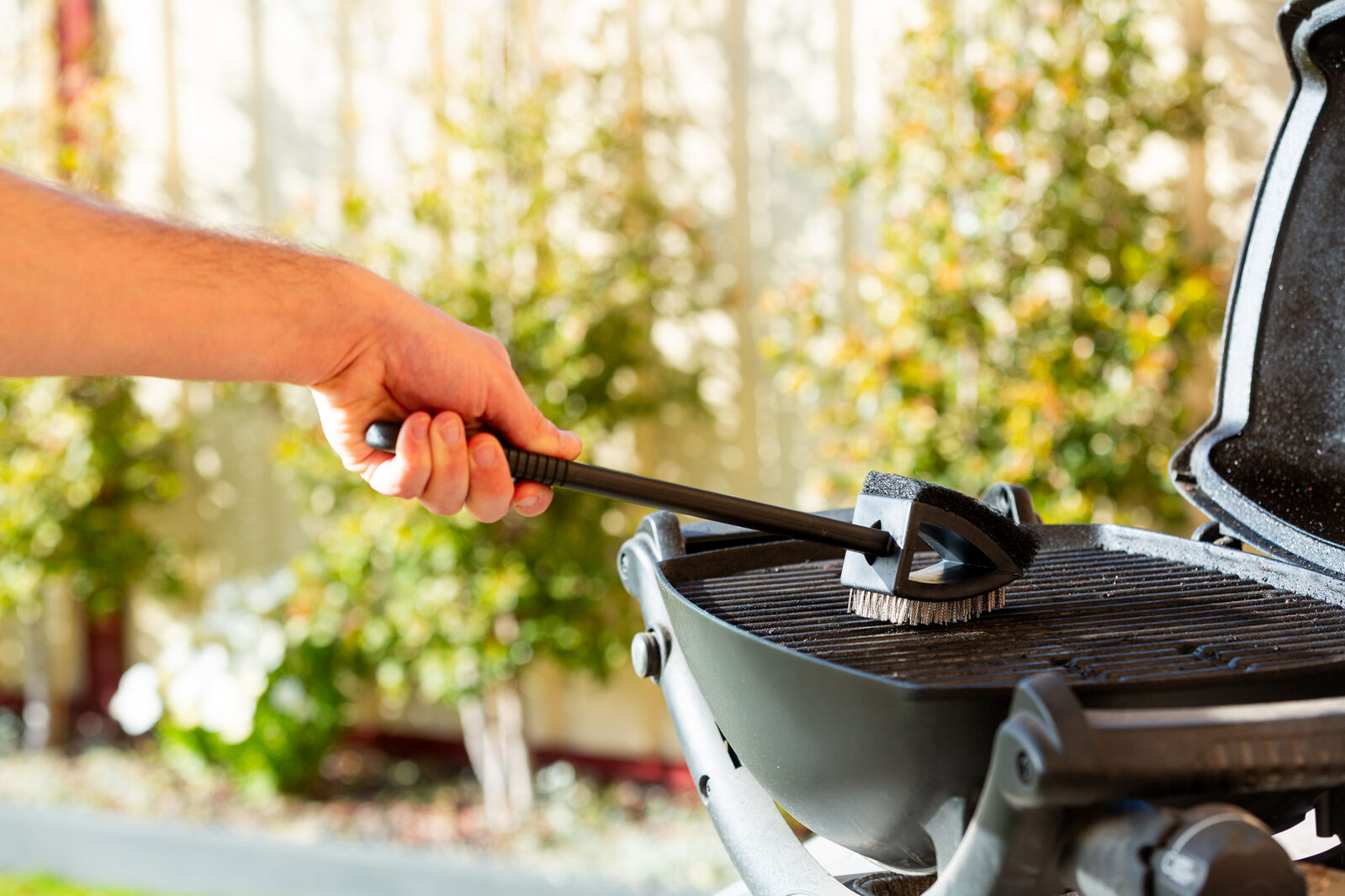 Stainless Steel BBQ Brush and Scraper Blade - Image 2