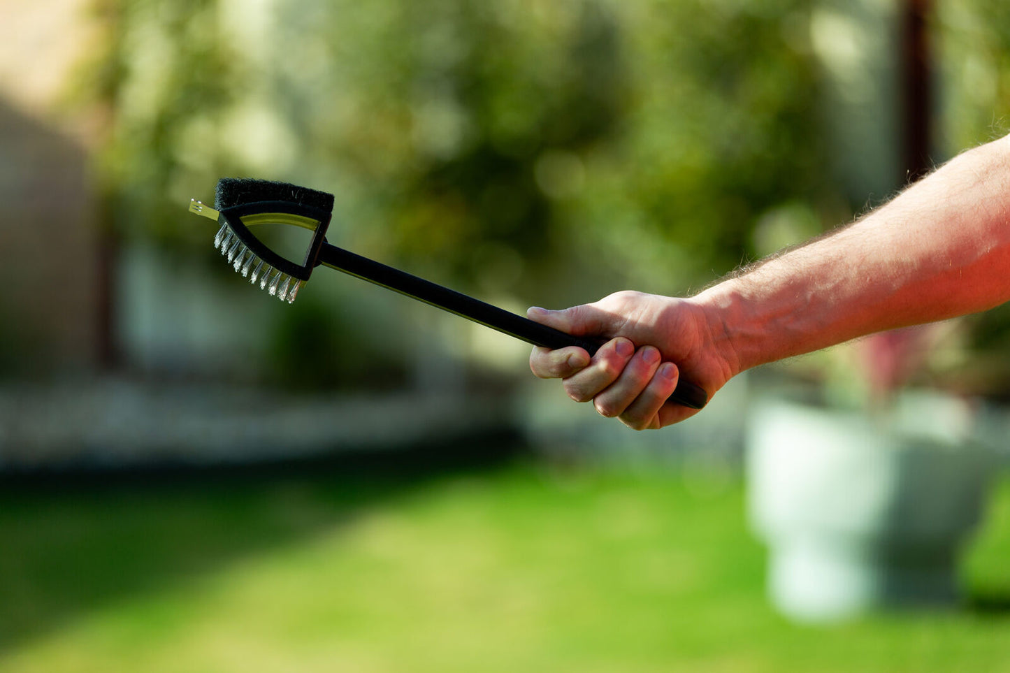 Stainless Steel BBQ Brush and Scraper Blade - Image 5