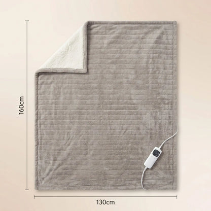 Heated Throw Blanket, Soft Double-Sided Fleece with Adjustable Heat Settings - Image 3