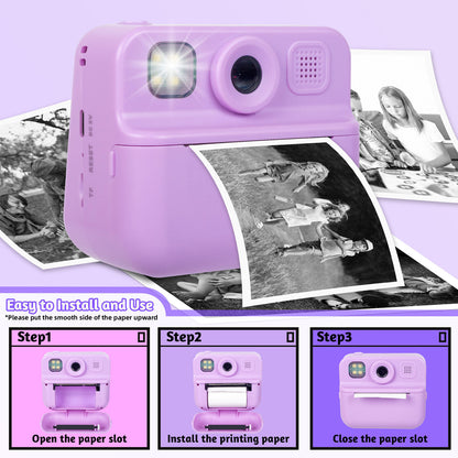 Kids 48MP Instant Print Camera with Dual Lens and 1080P HD Video - Image 8