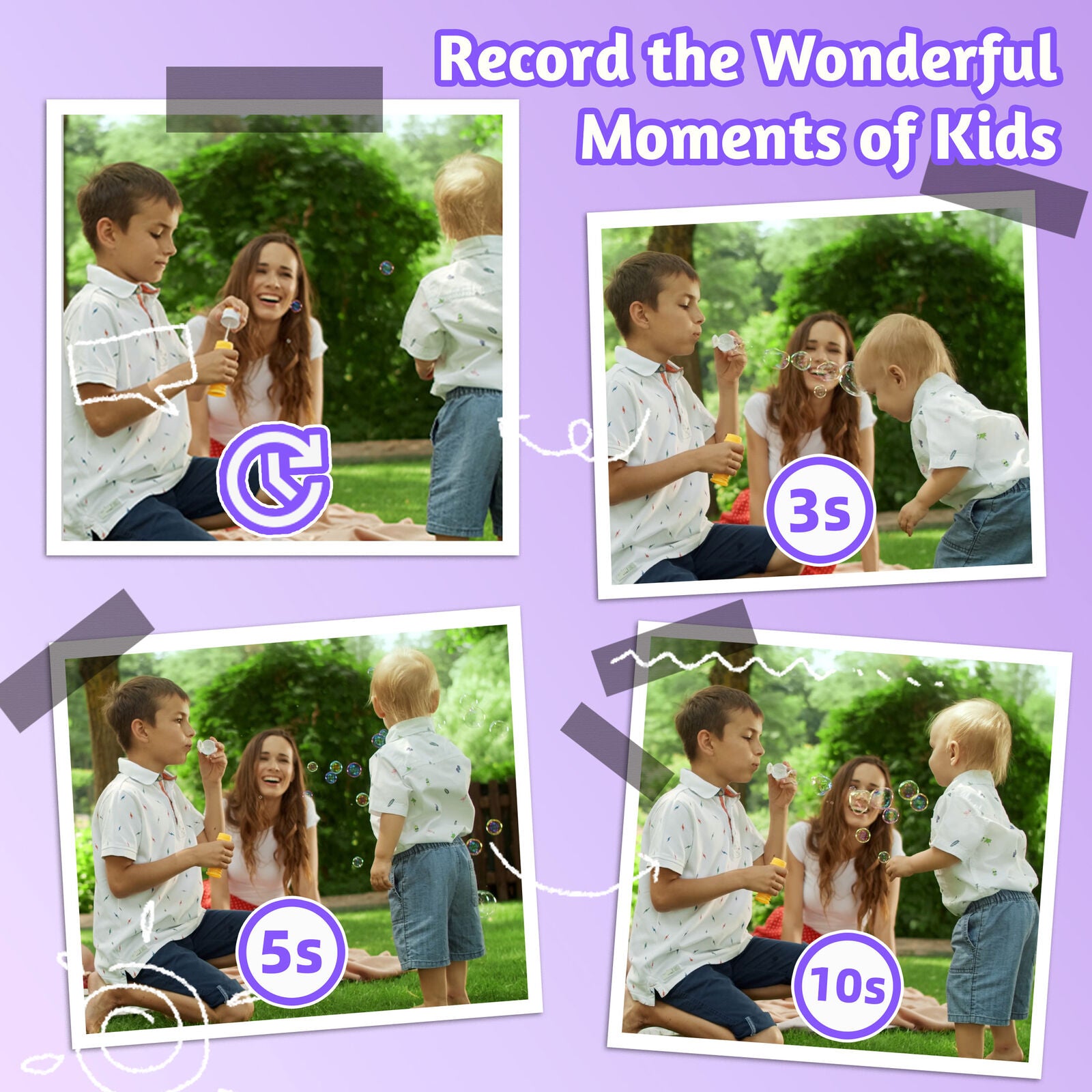 Kids 48MP Instant Print Camera with Dual Lens and 1080P HD Video - Image 9