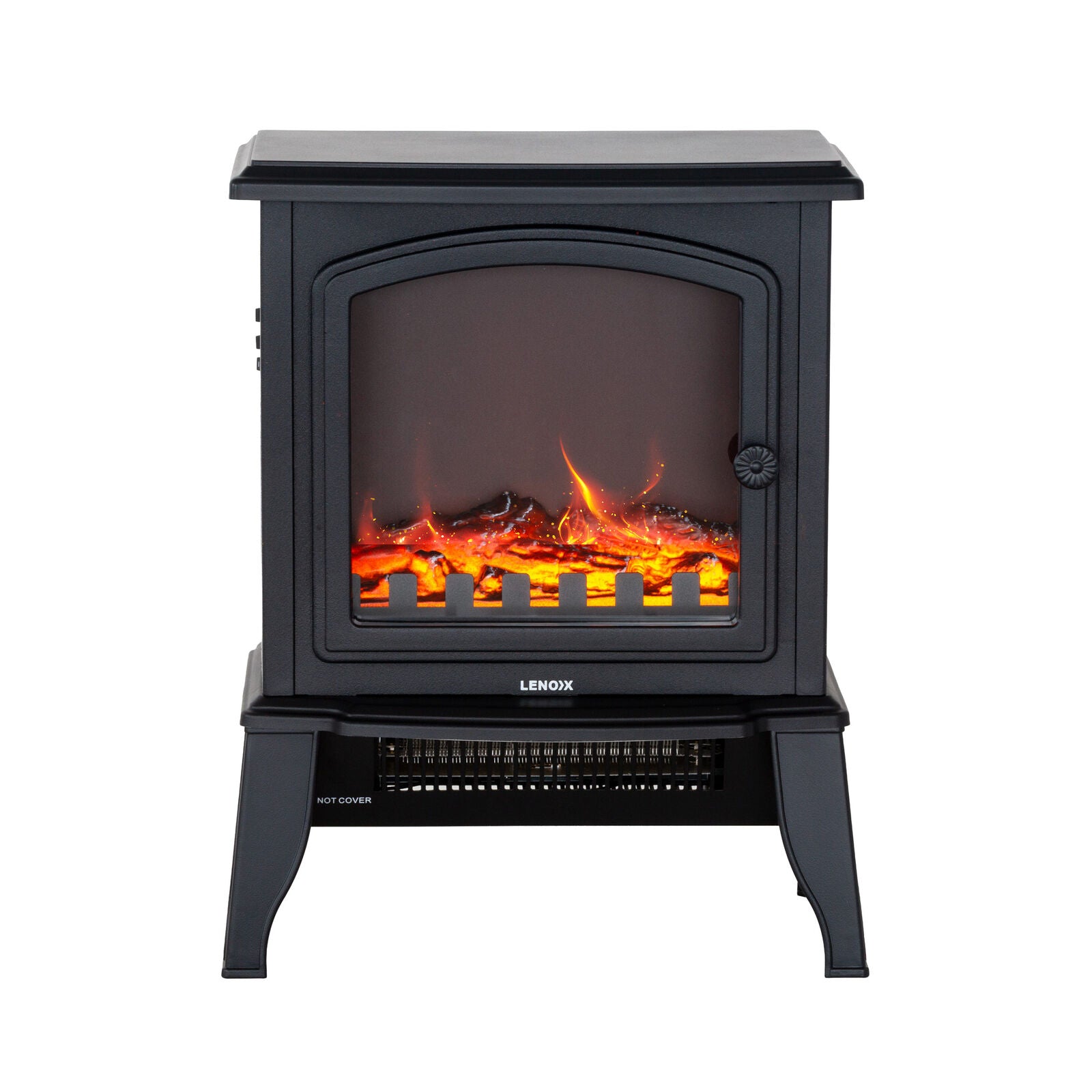 Electric 1000W to 2000W Fireplace Heater with Realistic Log Flame Display - Image 7