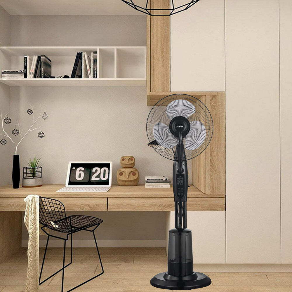 Freestanding Air Cooling Fan w/Misting Water Spray, W40cm, H1.2m + RC - Image 4