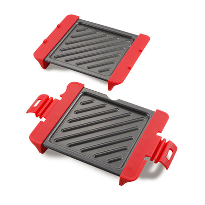 Compact Microwave Sandwich Maker Non-Stick Grill Plates for Quick Meals at Home, Work, or Travel - Image 4
