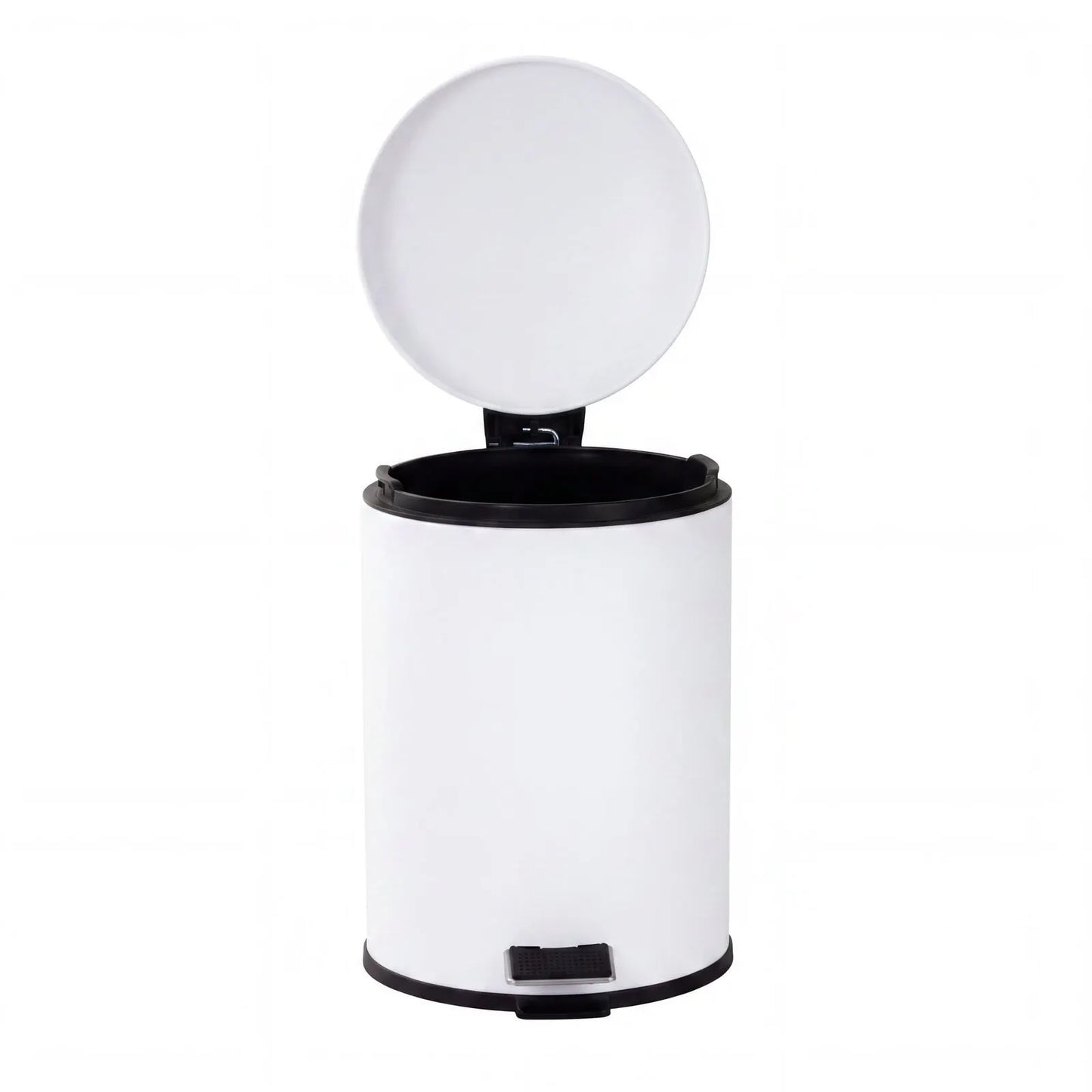 6L Compact Pedal Bin with Stainless Steel and Plastic Construction - Image 5