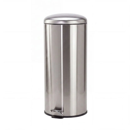 30L Pedal Bin with Stainless Steel and Plastic Construction - Image 4