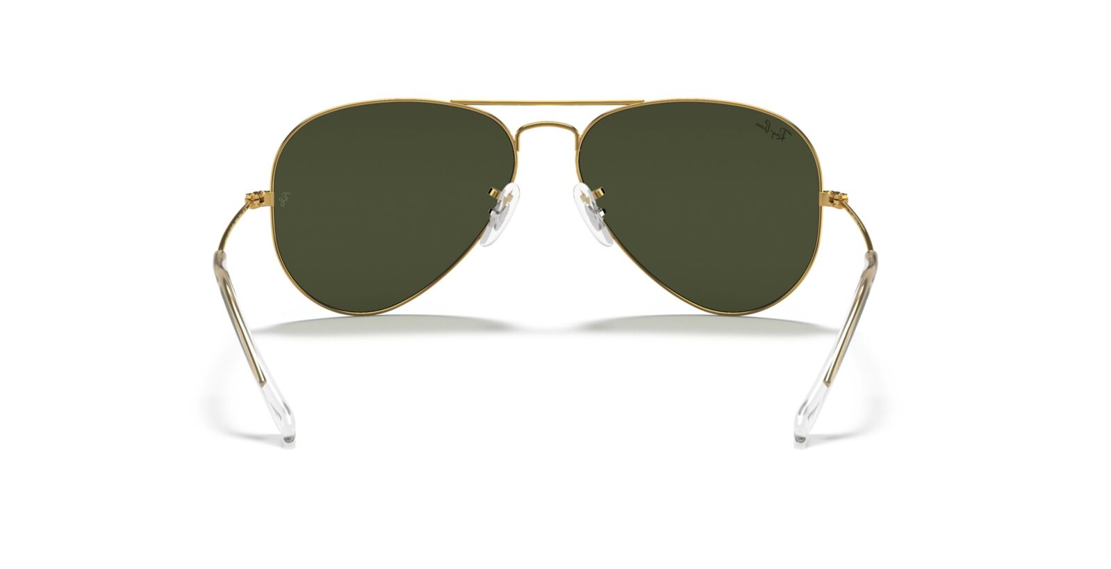 Aviator Classic Sunglasses in Gold and Green - Image 2