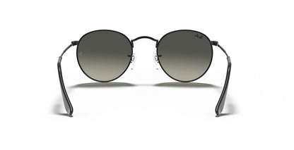 Round Flat Grey Gradient Lenses Sunglasses - Image 2