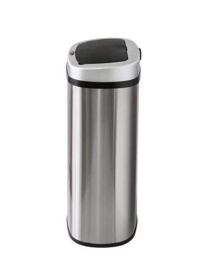 60L Stainless Steel Motion Sensor Rubbish Bin - Image 5
