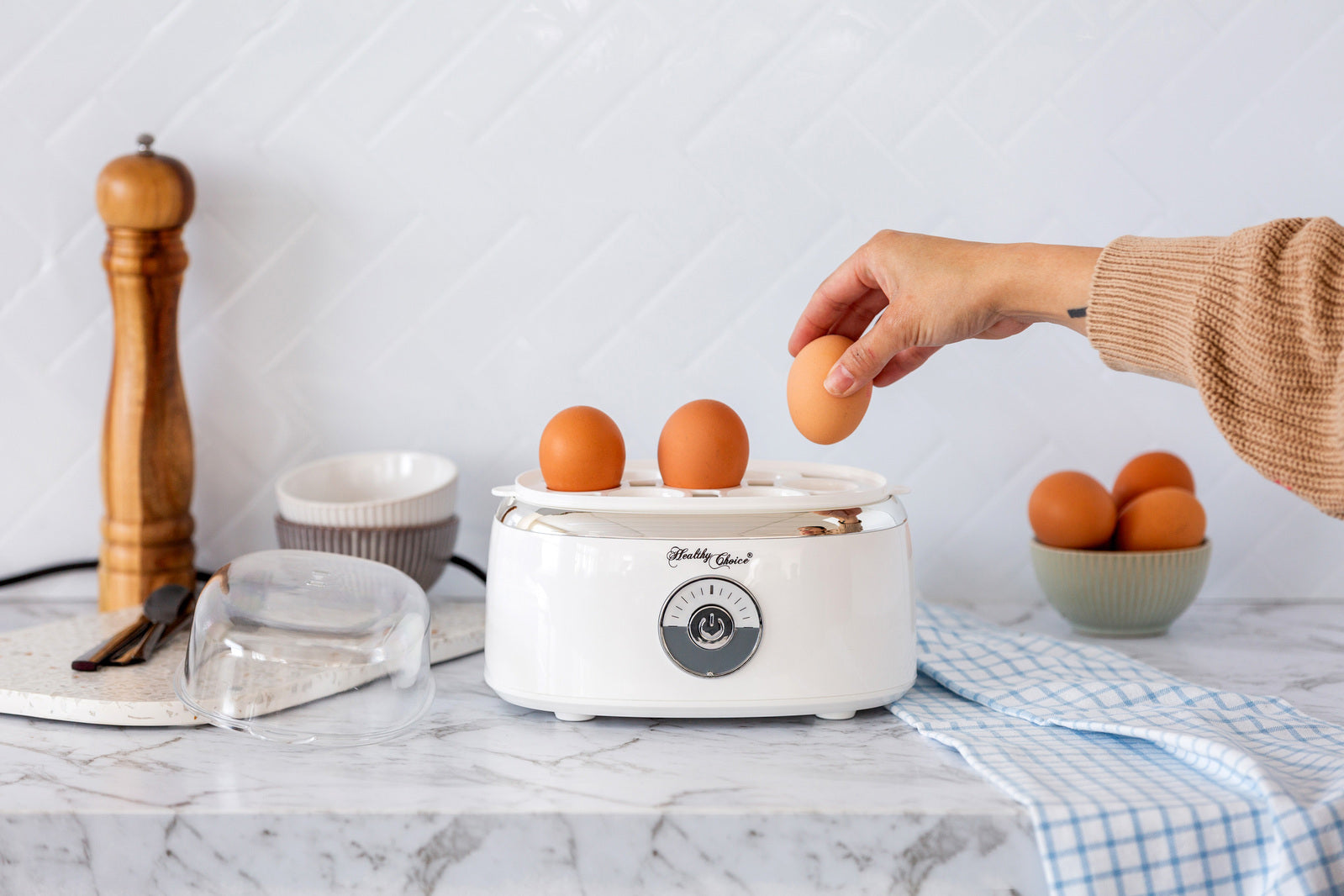 Electric Egg Steamer, Fits 7 Eggs & Cooked Perfectly - Image 7