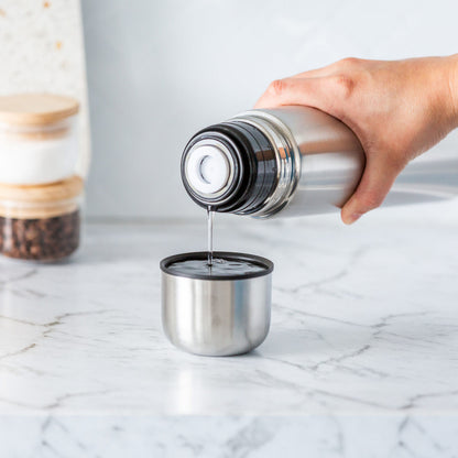1L Stainless Steel Vacuum Flask Insulated Drink Container - Image 3