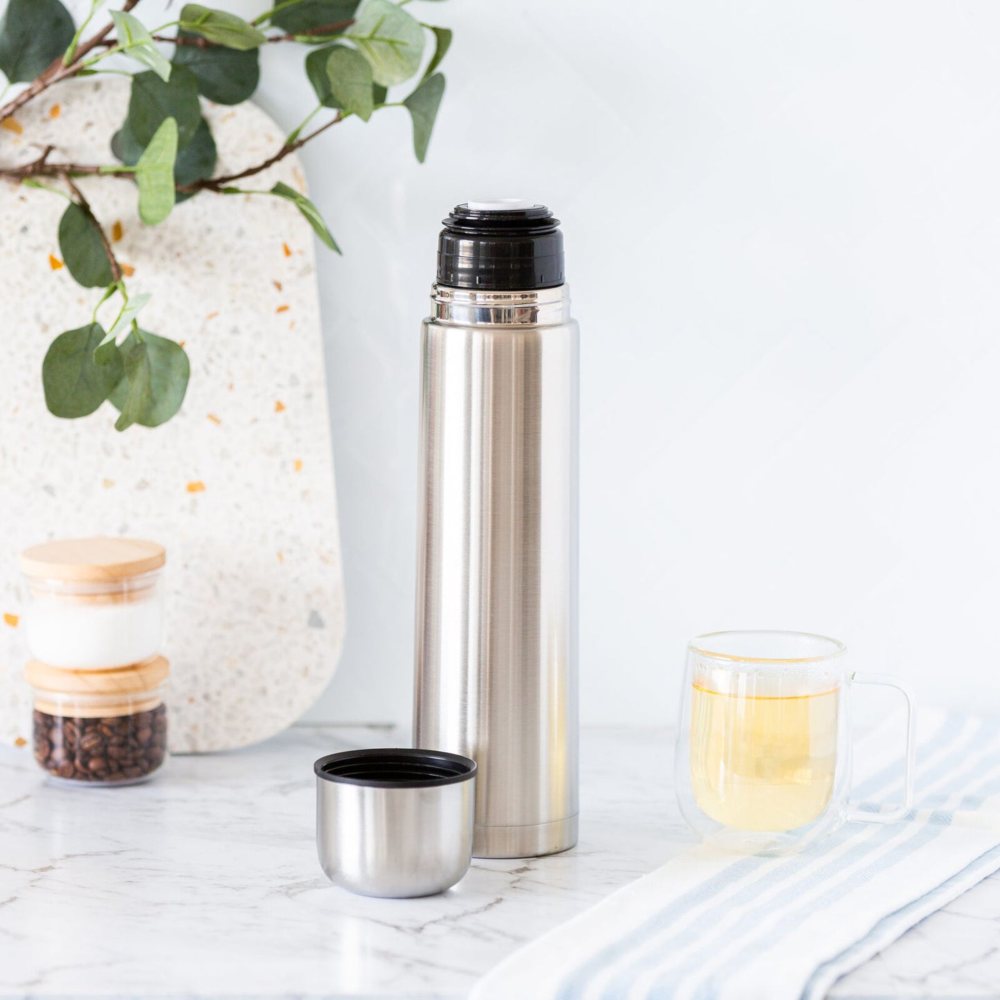 1L Stainless Steel Vacuum Flask Insulated Drink Container - Image 4