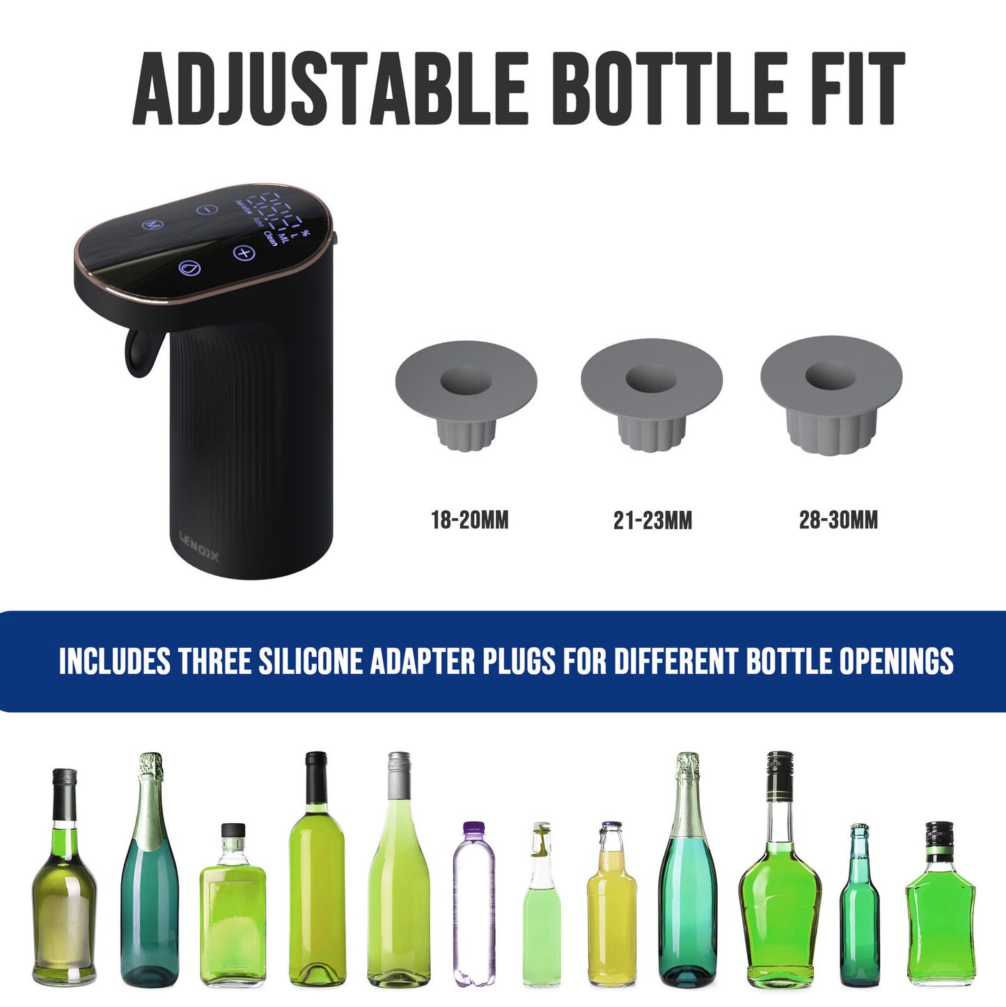 Instant Wine Aerator & Dispenser with Adjustable Bottle Fit - Image 5