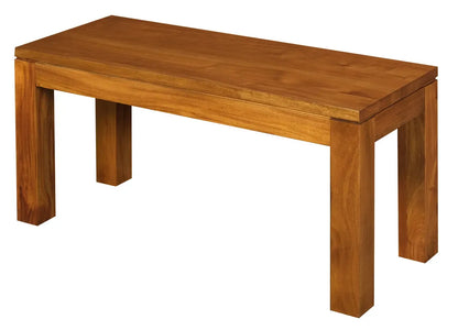 Amsterdam Solid Timber Bench 90 x 35 cm (Light Pecan) - Image 2