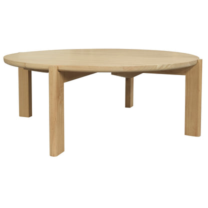Adelle Round Coffee Table (Natural) - Image 3