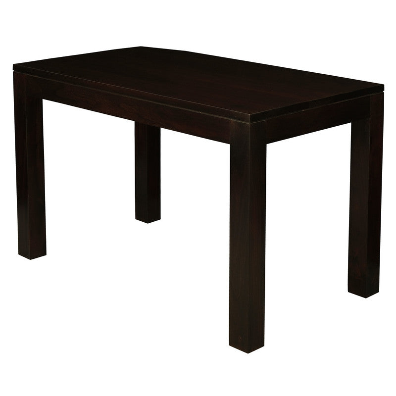 Amsterdam Solid Mahogany Timber Dining Table 120 x 70 cm (Chocolate) - Image 2