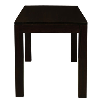 Amsterdam Solid Mahogany Timber Dining Table 120 x 70 cm (Chocolate) - Image 3