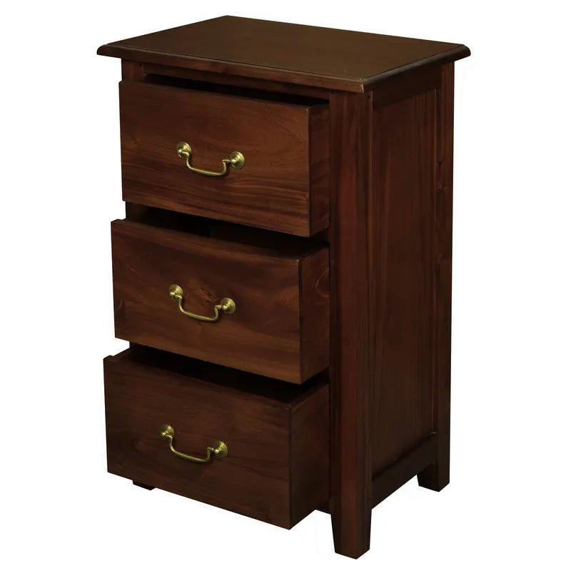 Tasmania 3 Drawer Lamp Table (Mahogany) - Image 2