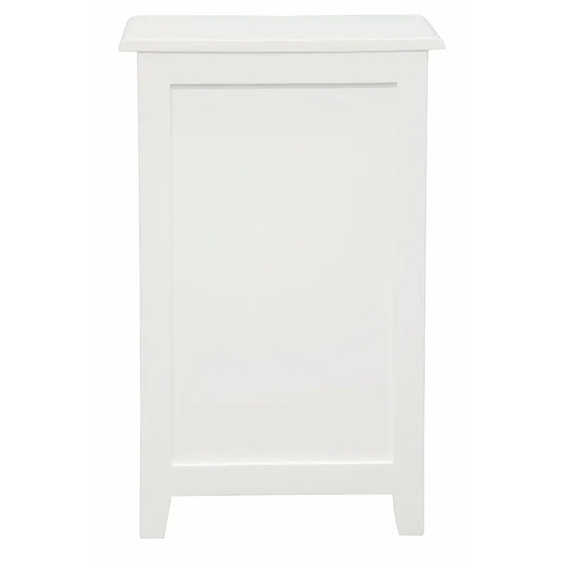 Tasmania 3 Drawer Lamp Table (White) - Image 3