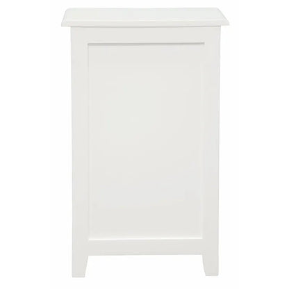 Tasmania 3 Drawer Lamp Table (White) - Image 3