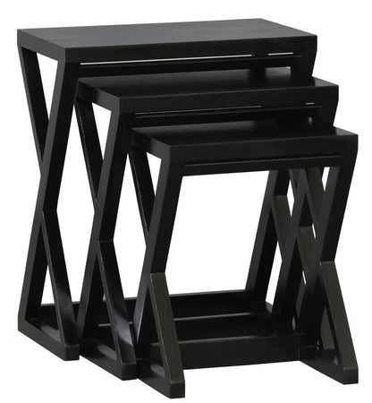 Manhattan Nest of Tables - Set of 3 (Black) - Image 3