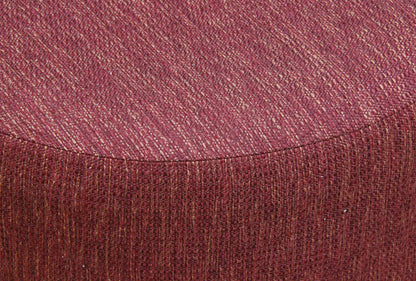 Manhattan Round Ottoman (Cherry Red) - Image 2