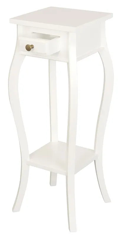 Cabriole Leg Plant Stand (White) - Image 2