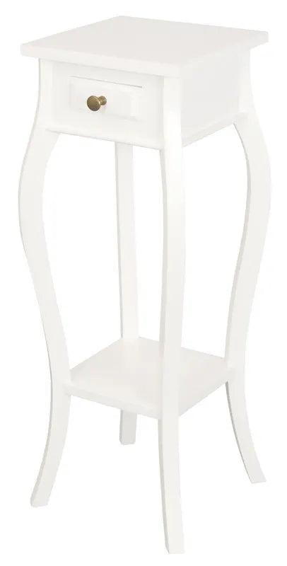 Cabriole Leg Plant Stand (White) - Image 3