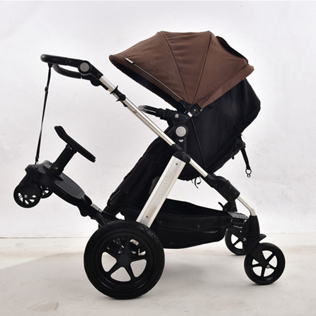 Baby Jogger Glider Board 2 in 1 Kid Stroller Board with Dismountable Seat AU black wheel - Image 4