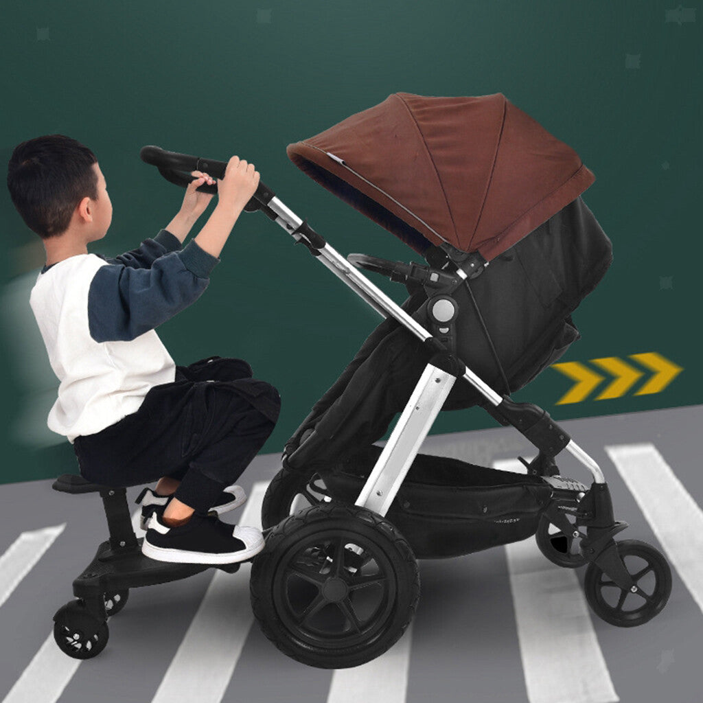 Baby Jogger Glider Board 2 in 1 Kid Stroller Board with Dismountable Seat AU black wheel - Image 5