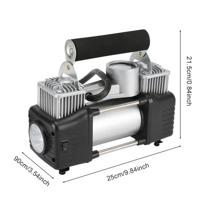 Car Air Compressor 12V 4WD Portable Tyre Inflator Deflator Truck Pump 150PSI - Image 2