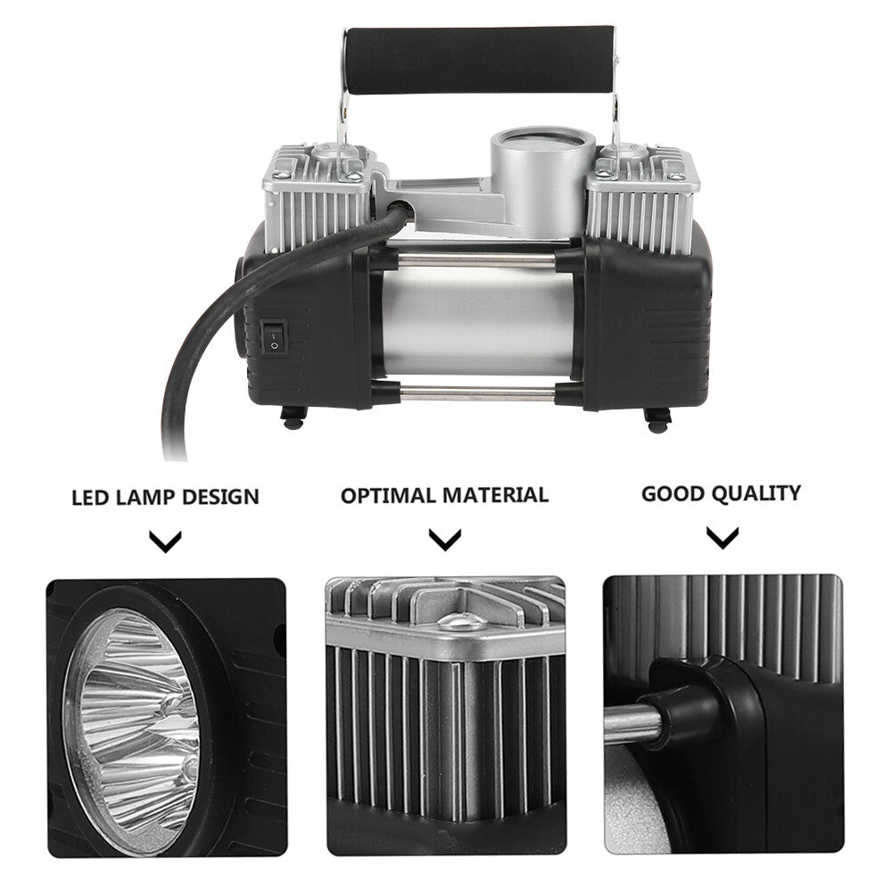 Car Air Compressor 12V 4WD Portable Tyre Inflator Deflator Truck Pump 150PSI - Image 5