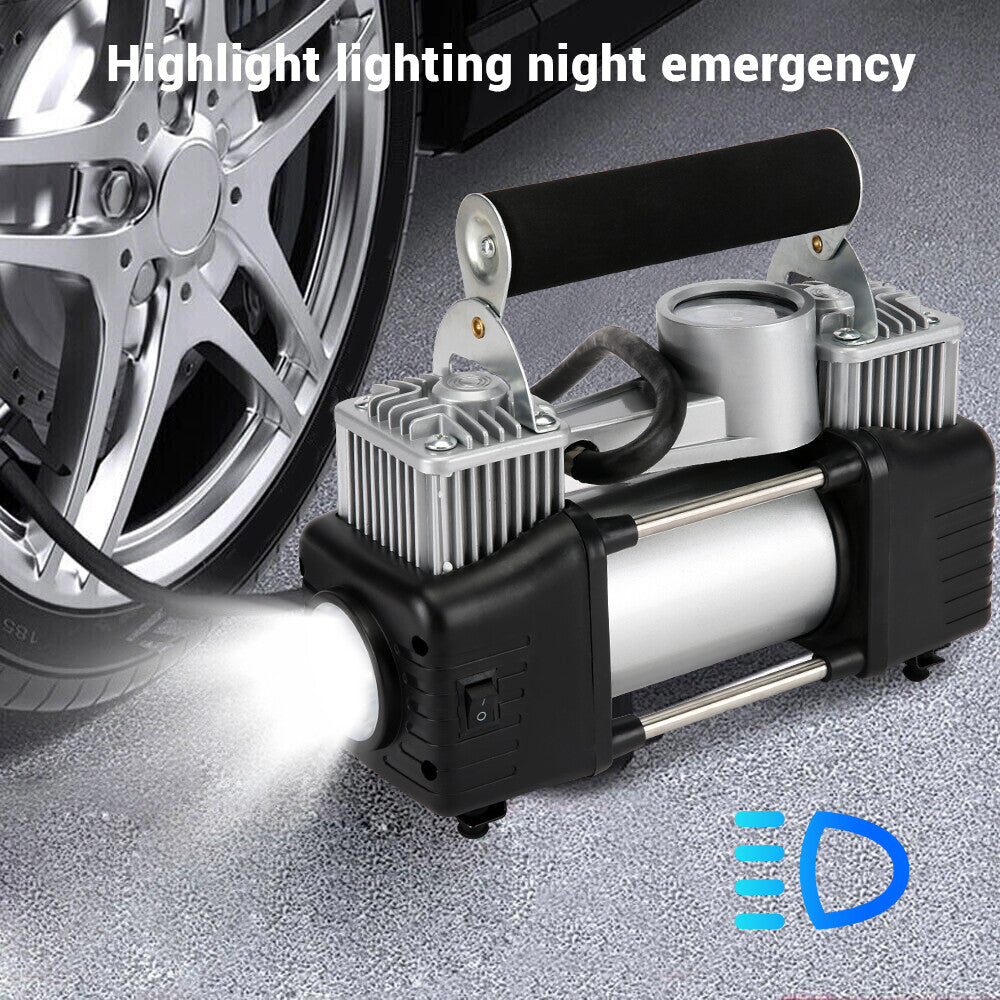 Car Air Compressor 12V 4WD Portable Tyre Inflator Deflator Truck Pump 150PSI - Image 6