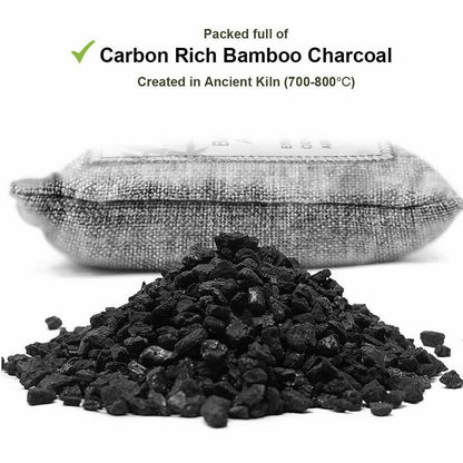 20PCS Air Purifying Bags Activated Bamboo Charcoal Freshener for Car Home Shoes 200g - Image 9