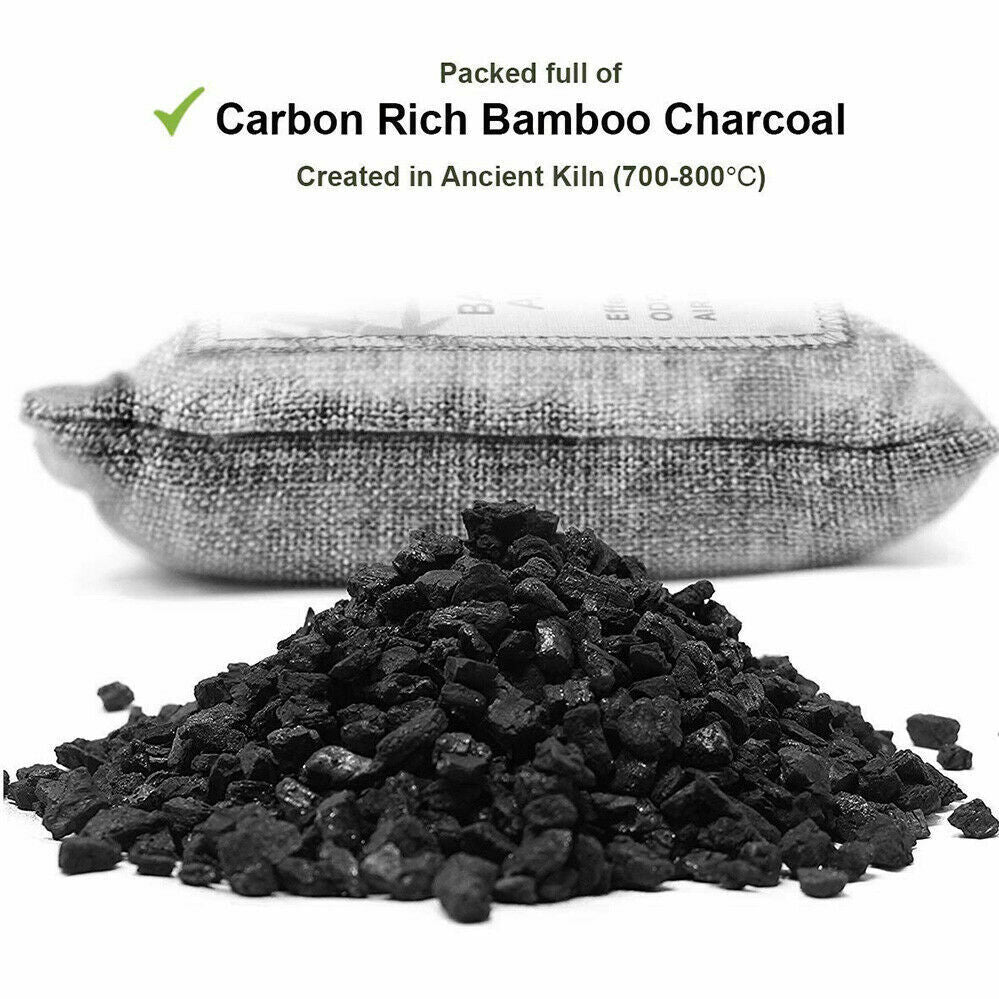 30PCS Air Purifying Bags Activated Bamboo Charcoal Freshener for Car Home Shoes 200g - Image 9
