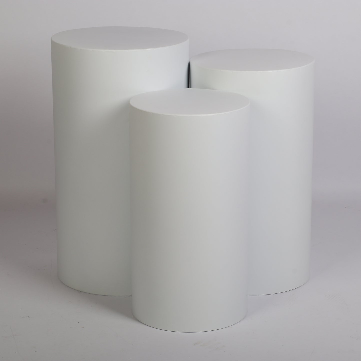 3pcs Metal Round Plinth Cylinder Pedestal Stand Wedding Decoration Cake Flower - Image 4