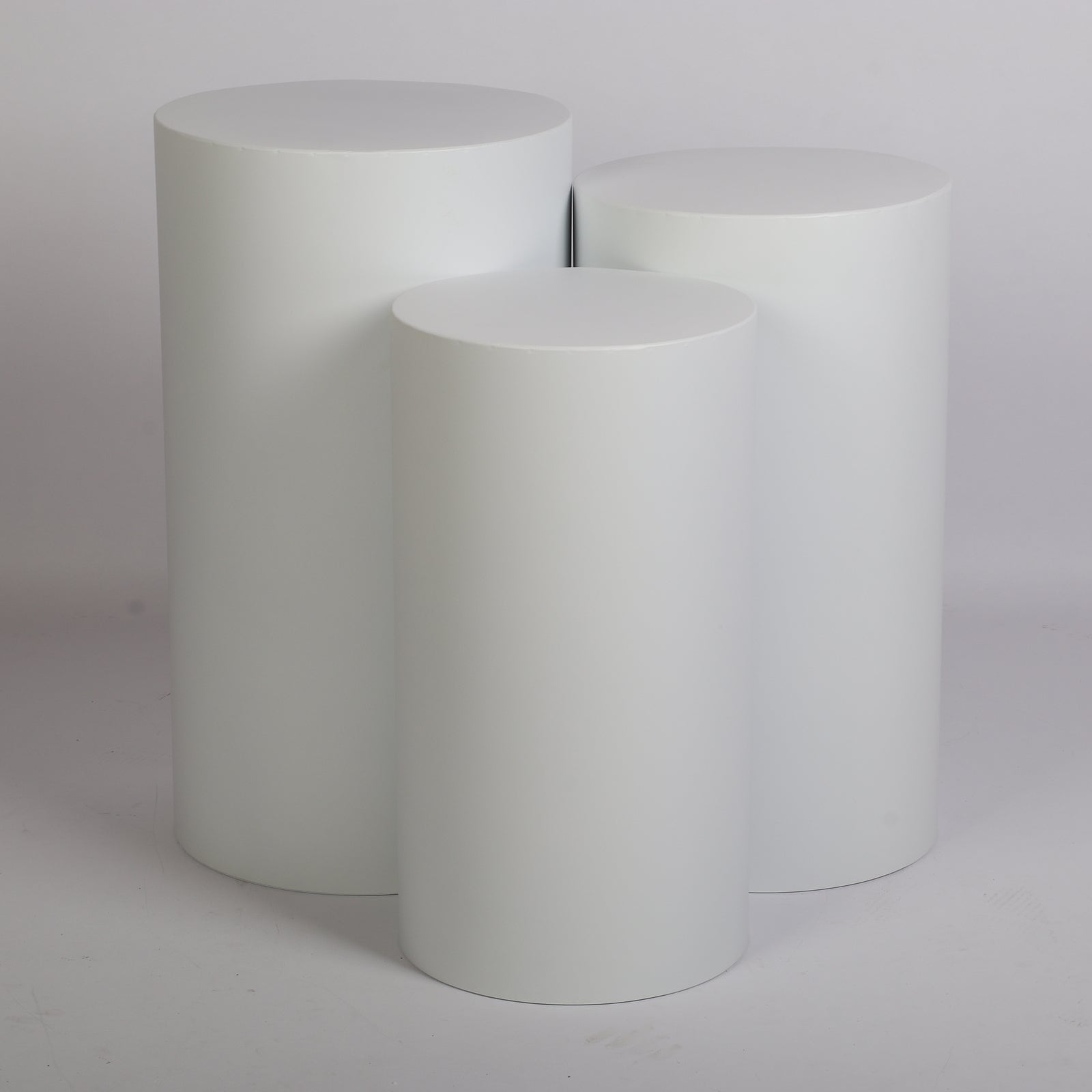 3pcs Metal Round Plinth Cylinder Pedestal Stand Wedding Decoration Cake Flower - Image 4